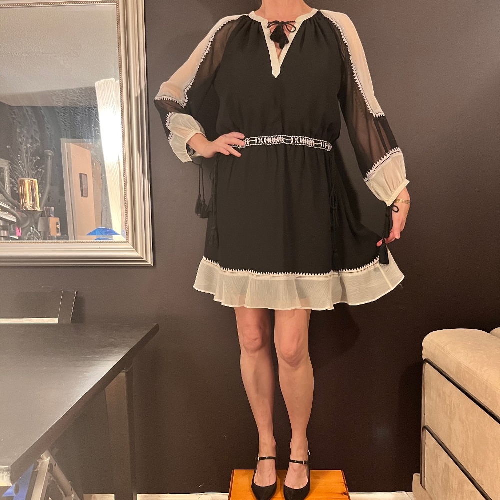Juicy Couture, S, blk/cream dress